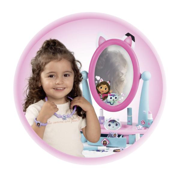 Smoby Gabby's Dollhouse 2v1 Toaletní stolek se stoličkou (obrázek 7)