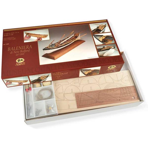 AMATI Walfangboot harpunářský člun 1860 1:16 kit (obrázek 4)