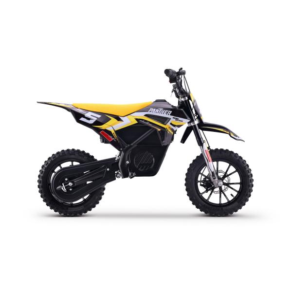 Elektrický Motocross pro děti Beneo Motors Panther žlutý - 550W (obrázek 4)