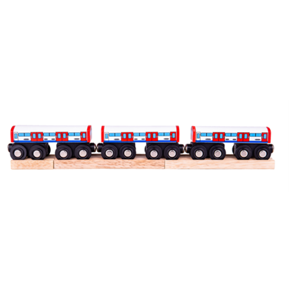 Bigjigs Rail Vagones de metro