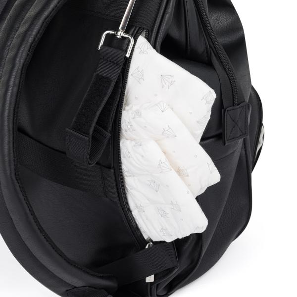 PETITE&MARS Batoh přebalovací na kočárek Jasper Absolute Black (obrázek 9)
