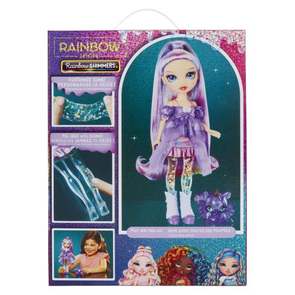 Rainbow High Panenka se slizem a třpytkami - Violet (purple) (obrázek 8)
