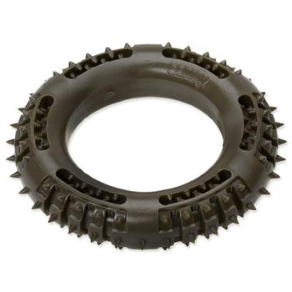 Hračka Ecomfy Olive Eco Dental kroužek, plastová zelená 13cm