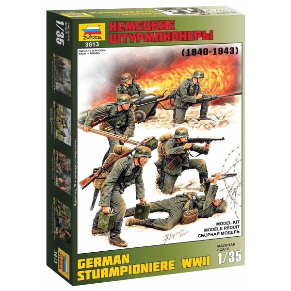 Model Kit figurky 3613 - German Sturmpioniere WWII (re-release) (1:35)