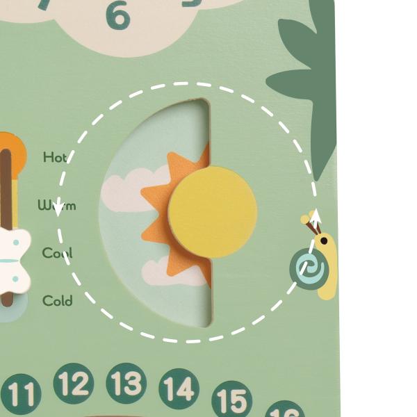 Dřevěný kalendář v anglickém jazyce (obrázek 4)