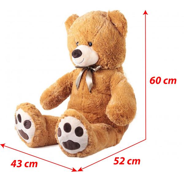 Velký plyšový medvěd Kuba s visačkou 100 cm (obrázek 6)