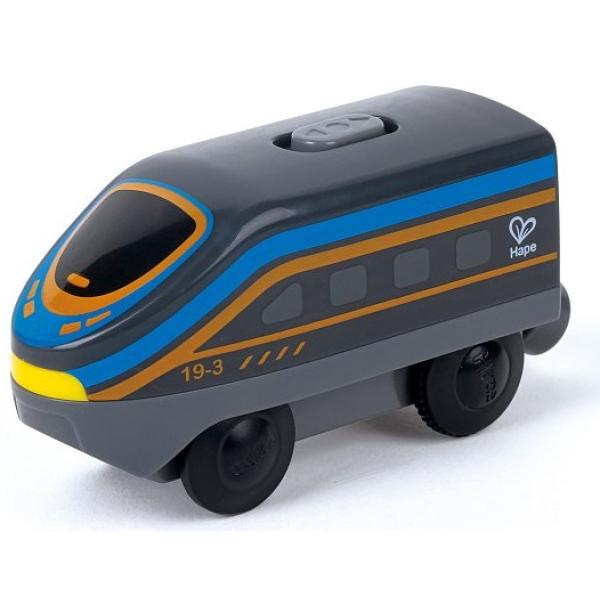 Hape Lokomotíva Intercity na batérie, čierna