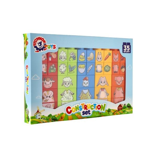 Stavebnice zvířátka v krabici