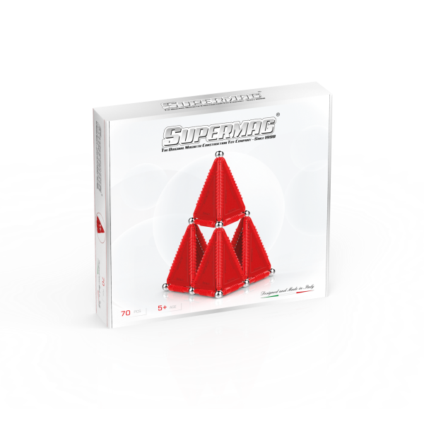 SUPERMAG magnetická stavebnice Geometry 70ks