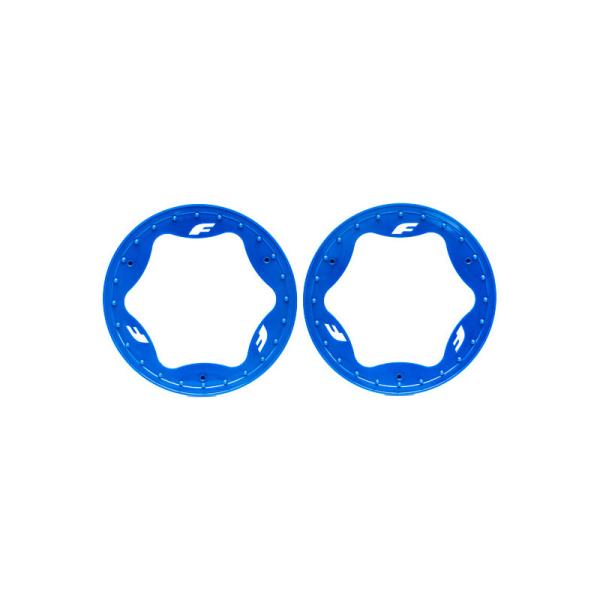 Traxxas beadlock anello 3.9" posteriore blu (2)