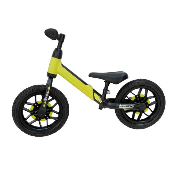 QPLAY Odrážedlo Spark Green, věk 3-6 let, do 30 kg