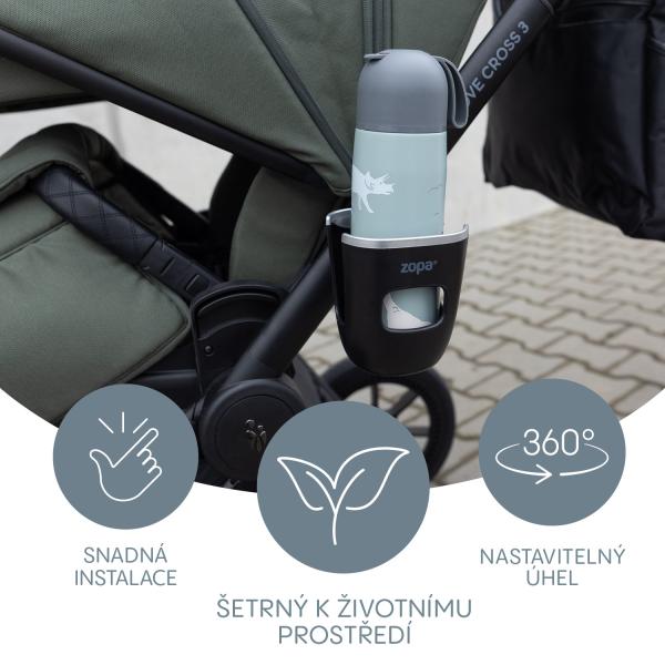 Držák na nápoje pro kočárek Ultra, Black