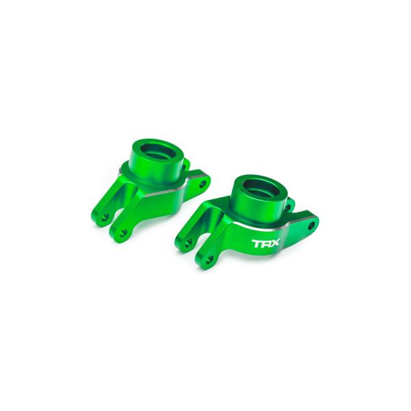Traxxas těhlice zadní hliníková zeleně eloxovaná (pár)