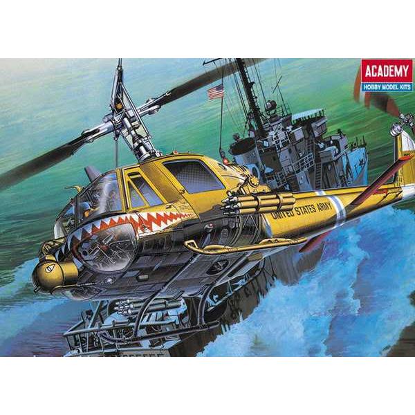 Model Kit vrtulník 12112 - USArmy UH-1C "FROG" (1:35)