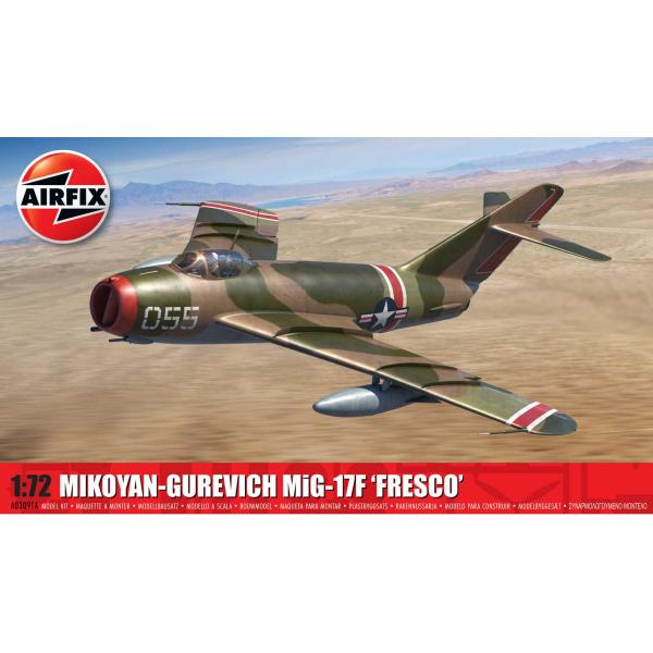 Klasický model lietadla A03091A - Mikoyan-Gurevich MiG-17F 'Fresco' (1:72)