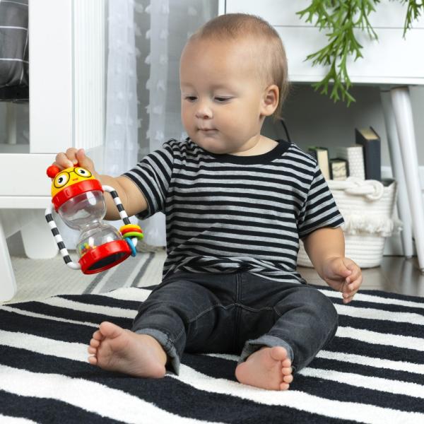 BABY EINSTEIN Chrastítko s aktivitami Cal's Sensory Shake-up™3m+ (obrázek 3)