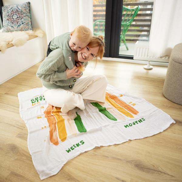 FEEDO Set zavinovaček bambusový mušelínový 2 ks, 120x120 cm (obrázek 11)