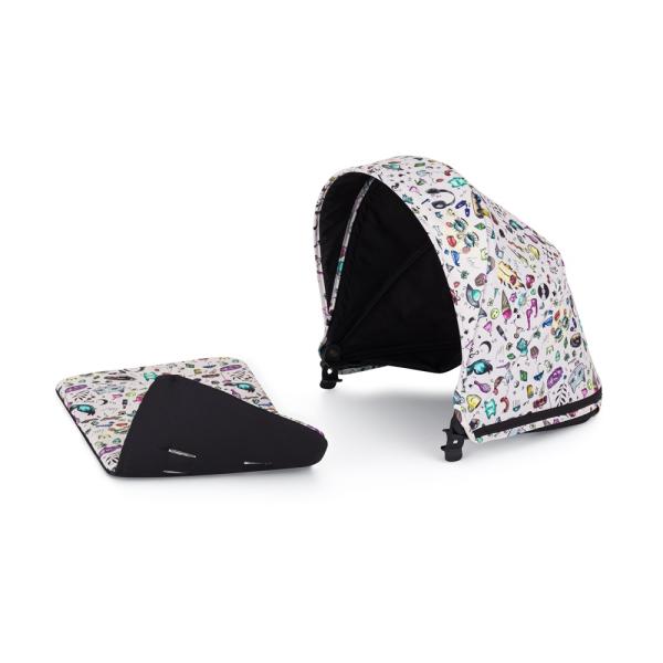 PETITE&MARS Strieška ku kočíku Royal3 Limited 100 Tattoo