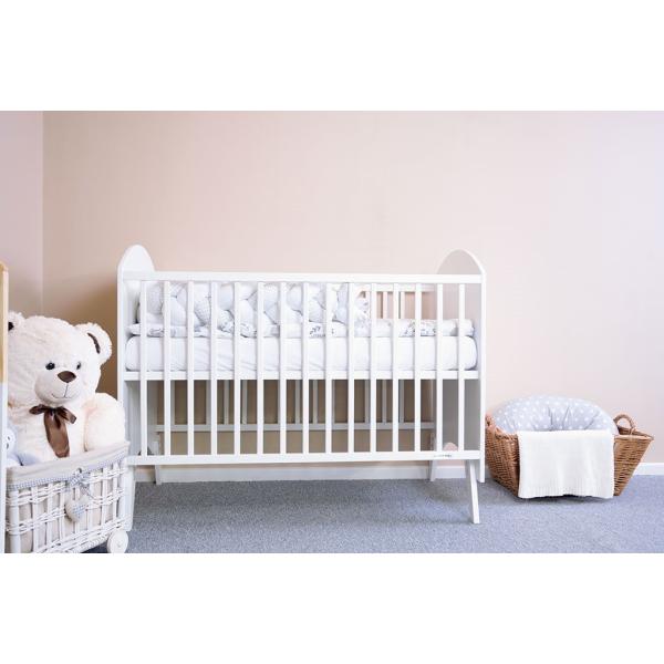 Dětská postýlka New Baby BELLA bílá (obrázek 4)