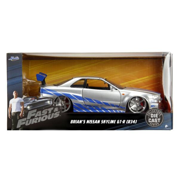 Rychle a zběsile auto 2002 Nissan Skyline 1:24 (obrázek 7)