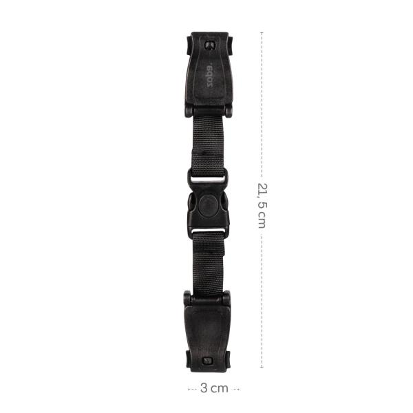 Zámek bezpečnostního pásu pro autosedačky DELUXE, Black (obrázek 8)