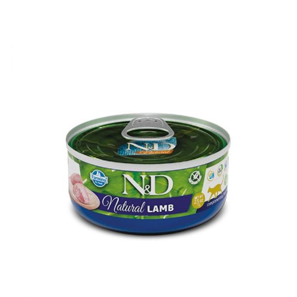 N&D CAT NATURAL LAMB 70 GR