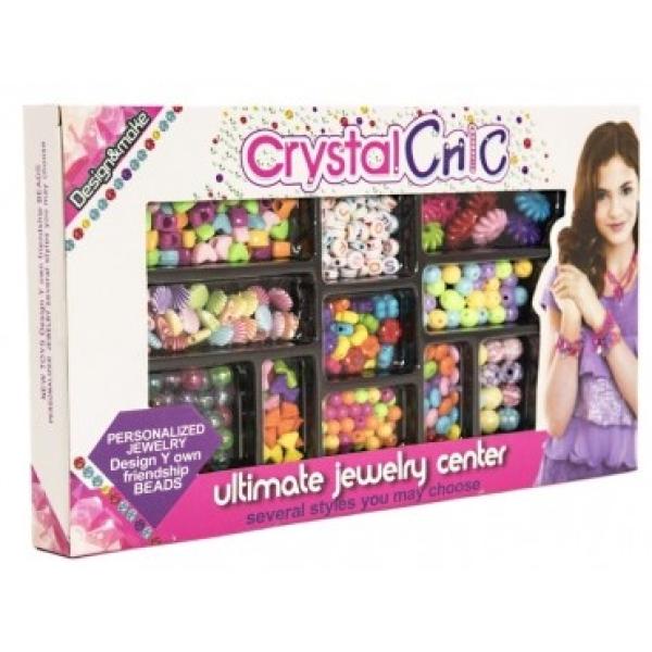 Súprava korálky navliekacie plastové