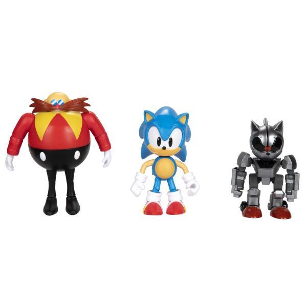 Sonic - Set multipack 3 pezzi 10 cm