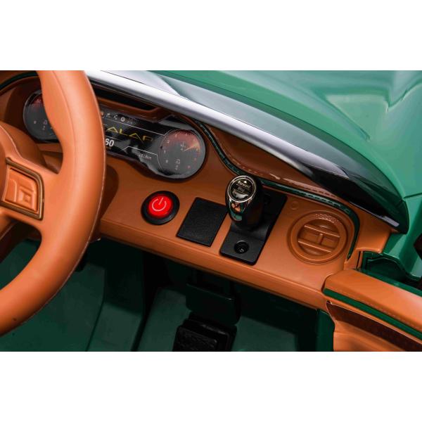 Elektrické autíčko Bentley Bacalar 12V, zelené, Dveře otevírající se nahoru, 2.4 GHz dálkový (obrázek 11)