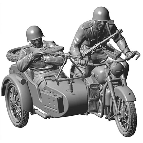 Model Kit figurky 3639 - Soviet WWII Motorcycle M-72 (1:35) (obrázek 8)