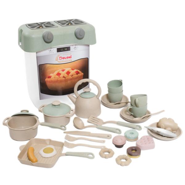 Doloni ECO Line Kuchynský set zelená + 34 ks príslušenstva