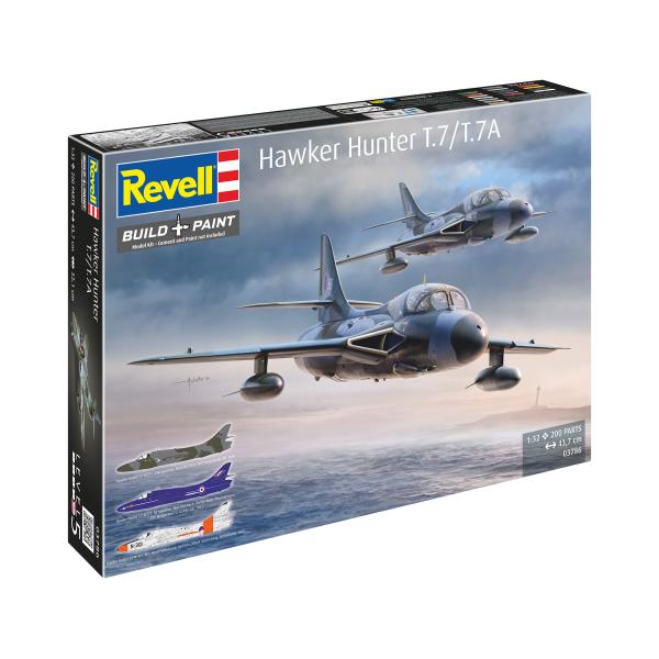 Plastic ModelKit letadlo 03786 - Hawker Hunter T.7/T.7A (1:32)