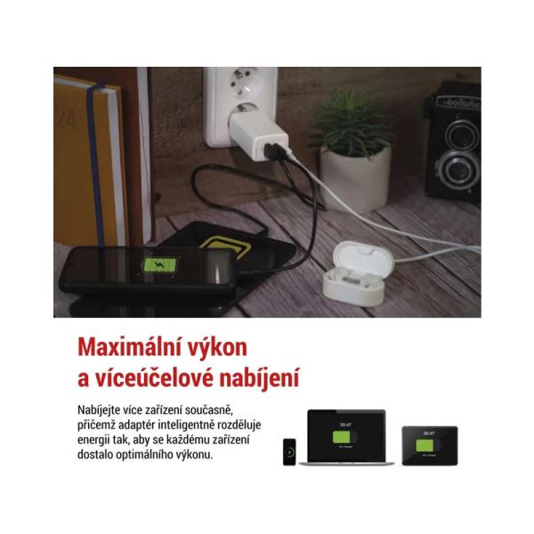 Síťový USB adaptér (zdroj) GaN PD 65W (obrázek 3)