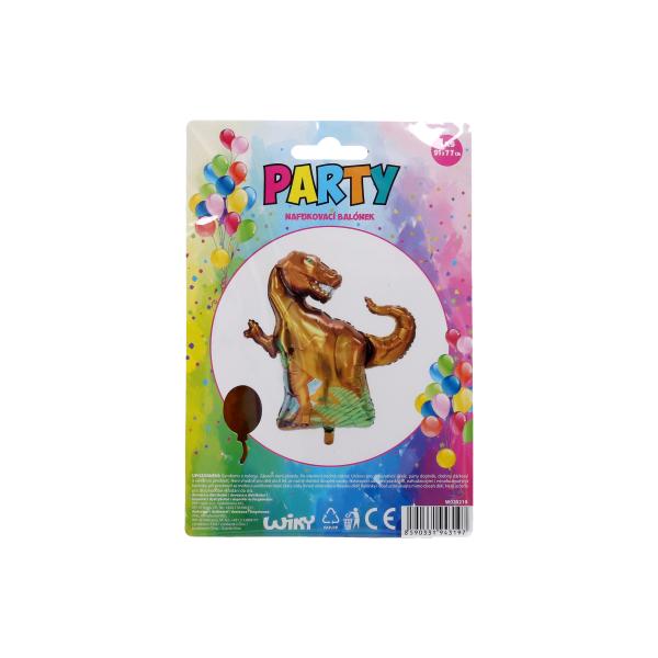 Balónek nafukovací - tvar DINOSAURUS 91x77 cm
