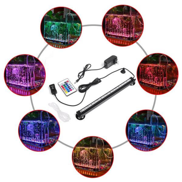 INVITAL LED vzduchovacia opona s ovládačom 5,8W 56 cm