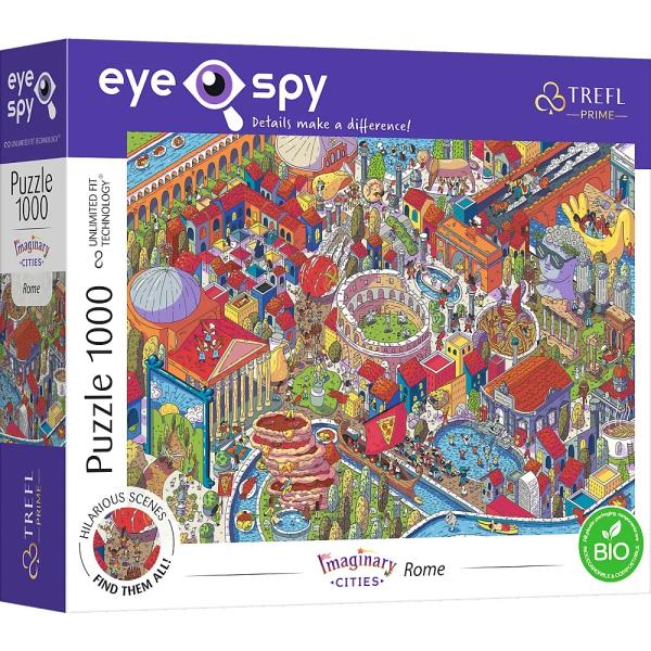 Trefl Puzzle Eye-Spy Sneaky Peekers, Řím 1000 dílků