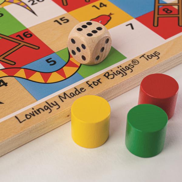 Bigjigs Toys Žebříky a hadi 2 (obrázek 5)
