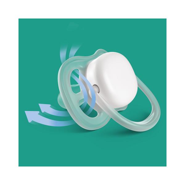 Philips AVENT Dudlík Ultra air růžová/zelená 6-18m dívka 2ks (obrázek 8)