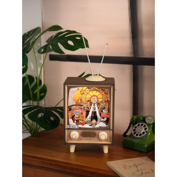 RoboTime 3D Dřevěné puzzle Karneval při západu slunce