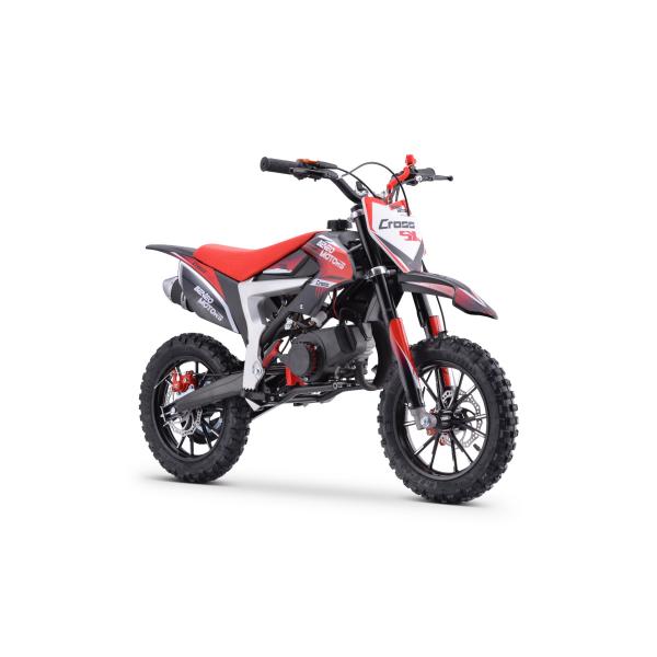 Benzínová motorka pro děti Beneo Motors CROSS SX červená - 50cm3 (obrázek 4)