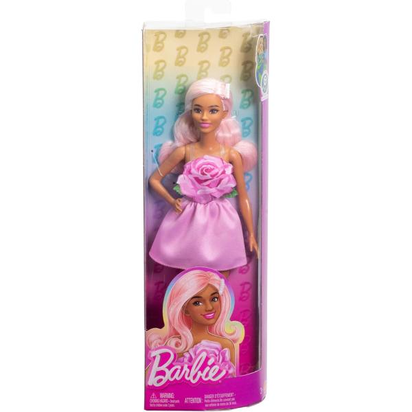 Mattel Barbie modelka Růžové šaty s mašlí (obrázek 6)