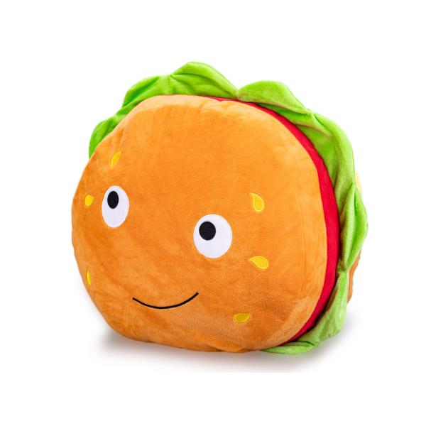 Take Me Home hamburger plyšový 40cm s tvárou