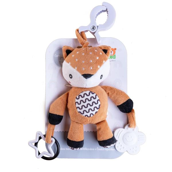 Srnka babyted chrastítko plyš 30cm závěs na postýlku/kočárek