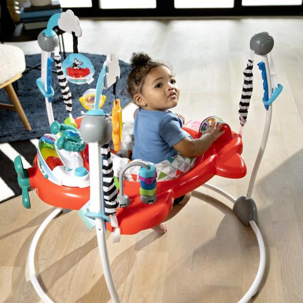 BABY EINSTEIN Skákadlo/aktivní centrum 2v1 Ocean Explorers Airplane Adventure™ (obrázek 6)