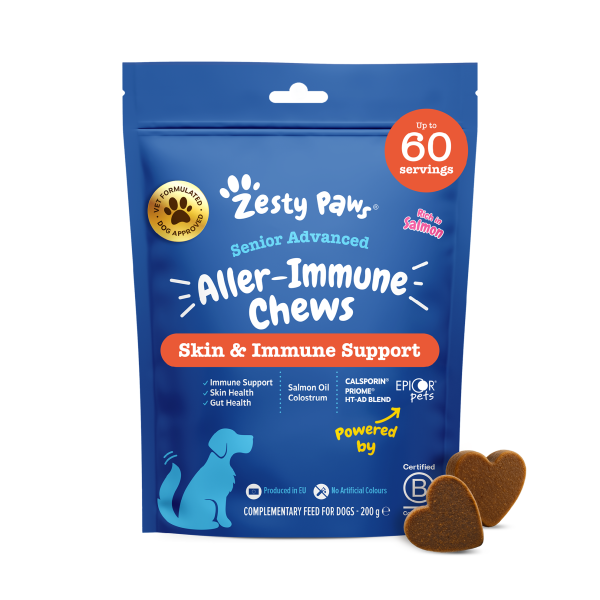 Zesty Paws Senior Advanced Allergy & Immunity Chews (60 ks) – funkčný doplnok stravy