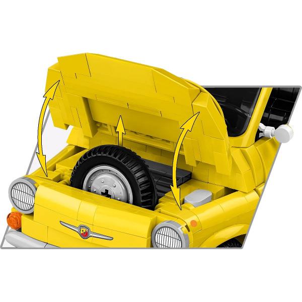 Cobi 1965 Fiat 500 Abarth, 1:12, 1205 k, EXECUTIVE EDITION