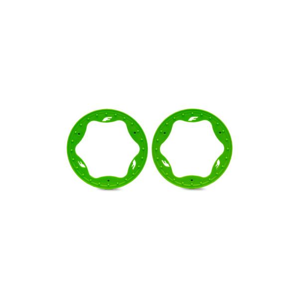 Traxxas anello beadlock 3.5" anteriore verde (2)
