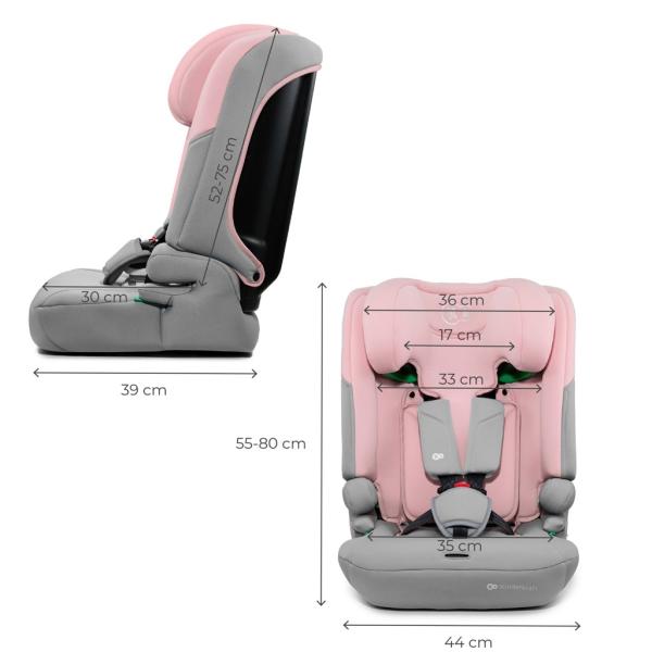 KINDERKRAFT Autosedačka I-Comfy i-Size (76 do 150 cm) Růžová (obrázek 7)