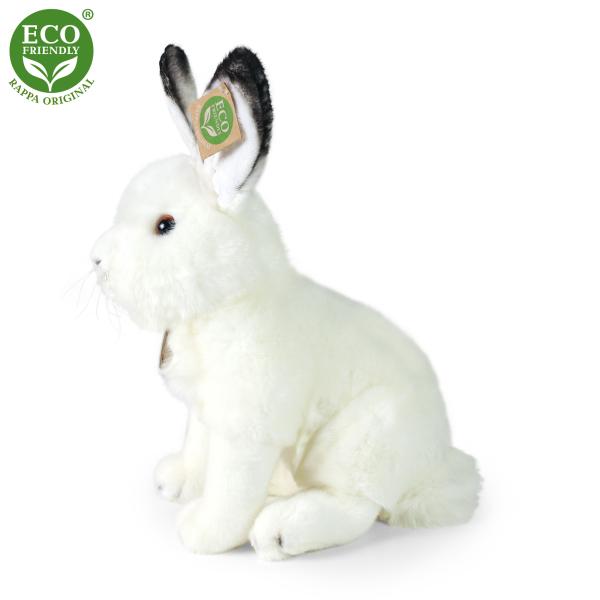 Plyšový zajíc polární sedící 30 cm ECO-FRIENDLY (obrázek 3)