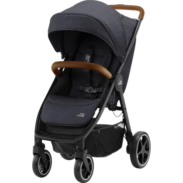 BRITAX RÖMER Kočárek B-Agile R, Black Shadow / Brown